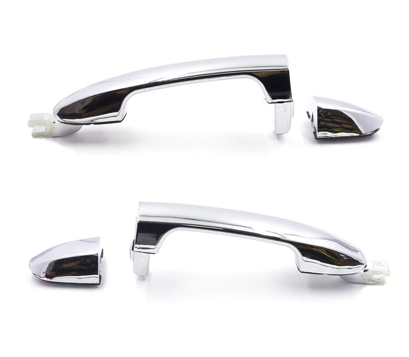 Otois Set of 4 Front Rear Left Right Exterior Chrome Door Handle Set Compatible with Kia Spectra 2004 2009 - Image 3